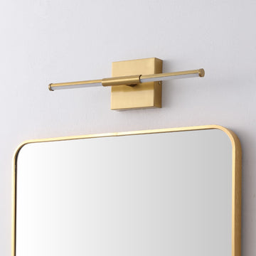 Makena Modern Minimalist Dimmable Integrated LED Metal Wall Sconce